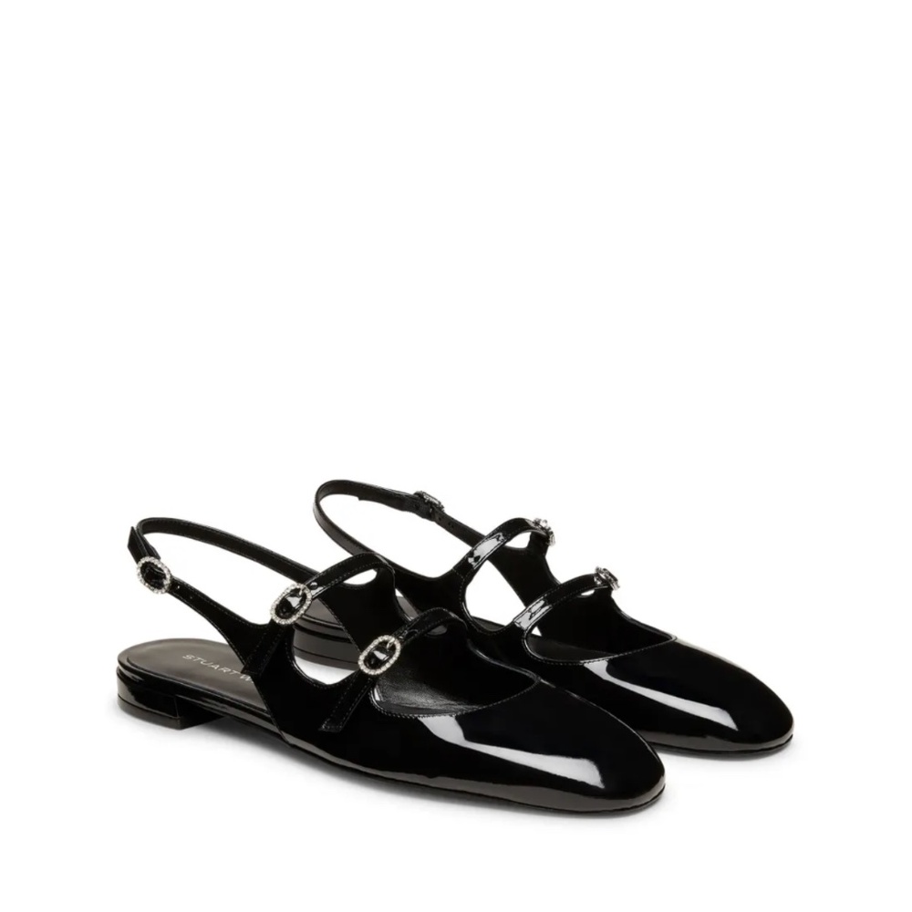 Stuart Weitzman Benni MJ slingback ballerina shoes